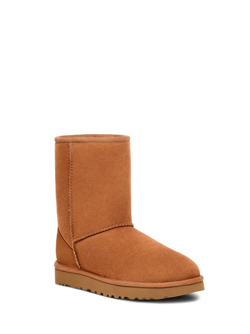 Ugg Mid-Calf Sheepskin And Suede Boots