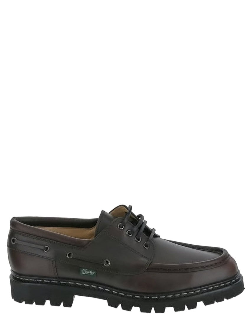Paraboot Moc Toe Lace-Up Dress Shoes
