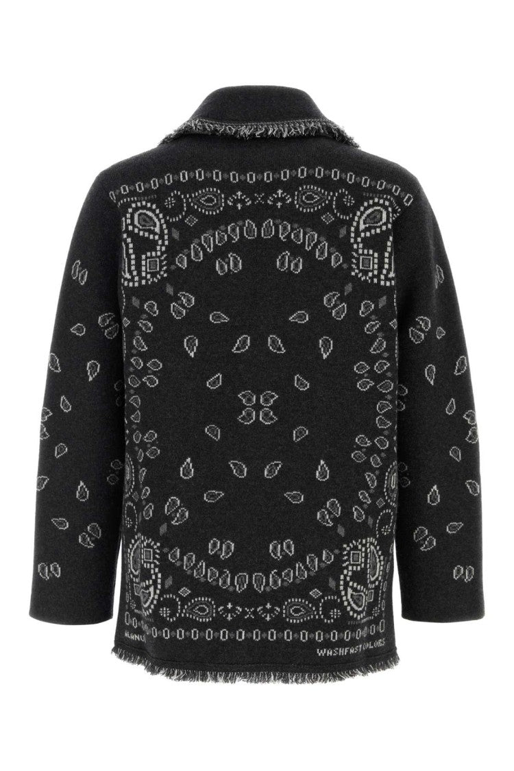 Alanui Embroidered Cashmere Bandana Cardigan