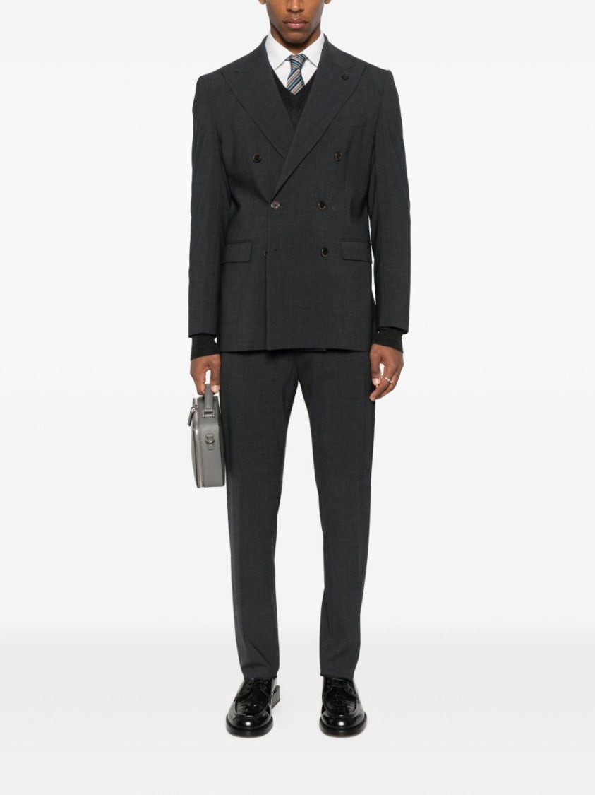 Fumagalli Fine Knit Black Merino Wool Sweater