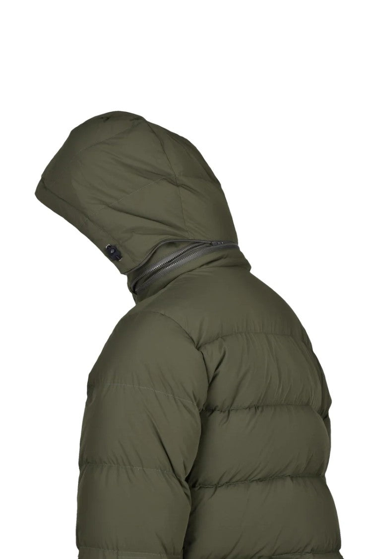 Aspesi Stretch Down Jacket Zip Pockets - Green