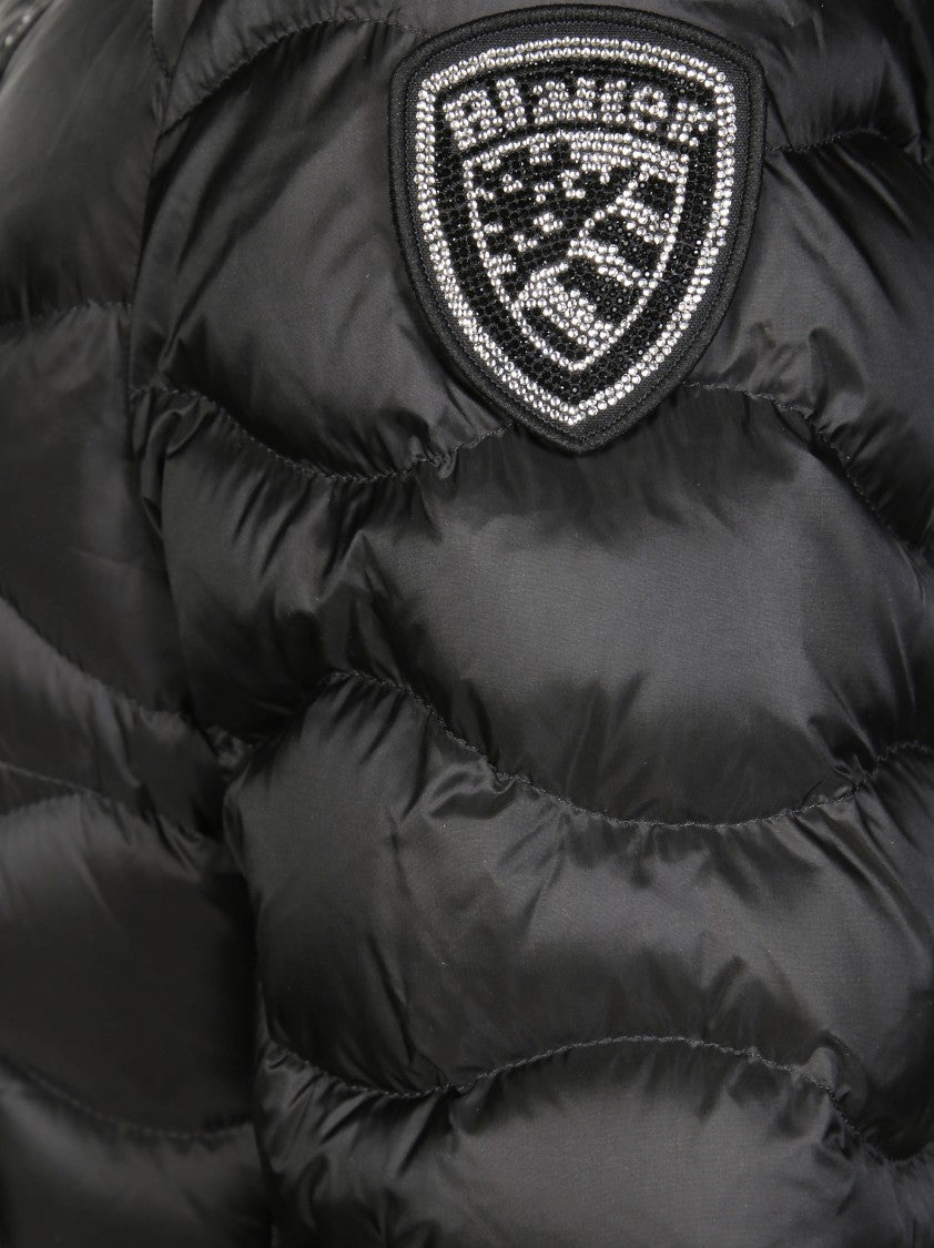 Blauer Lyne Long Quilted Hooded Jacket