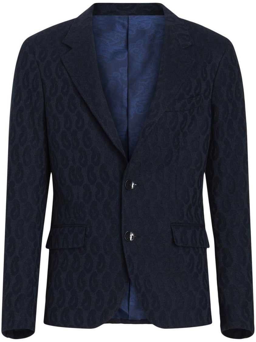 Etro Paisley Print Tailored Jacket