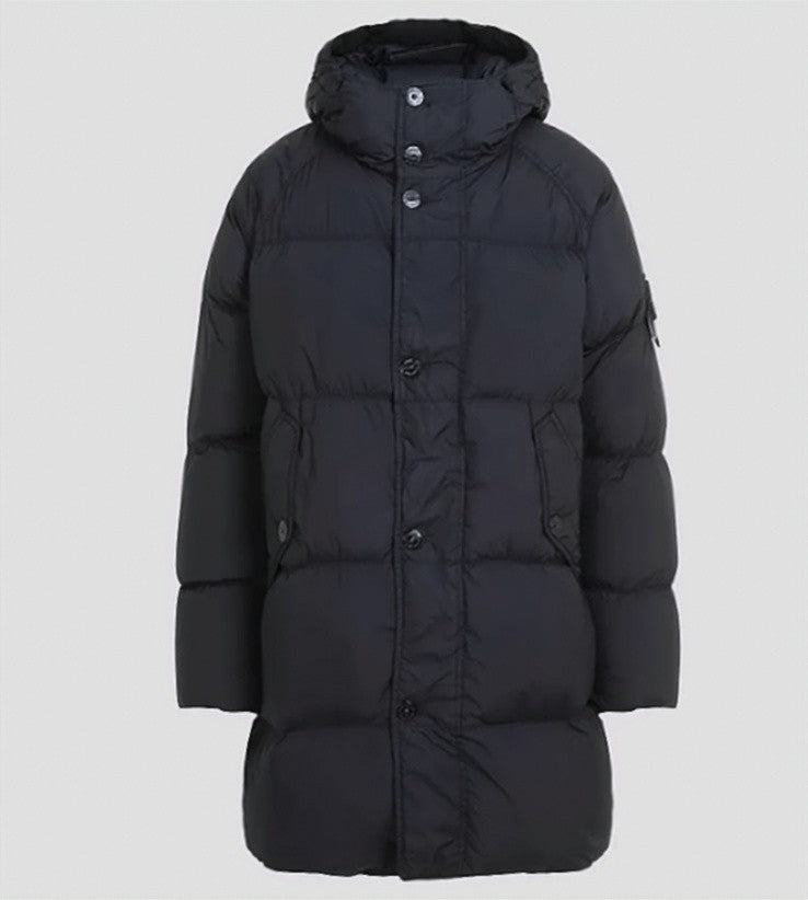 Stone Island Quilted Hooded Down Jacket