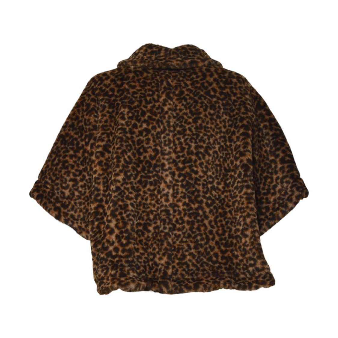 Max Mara Leopard-Printed Jacket With Plush Texture And Button Detail