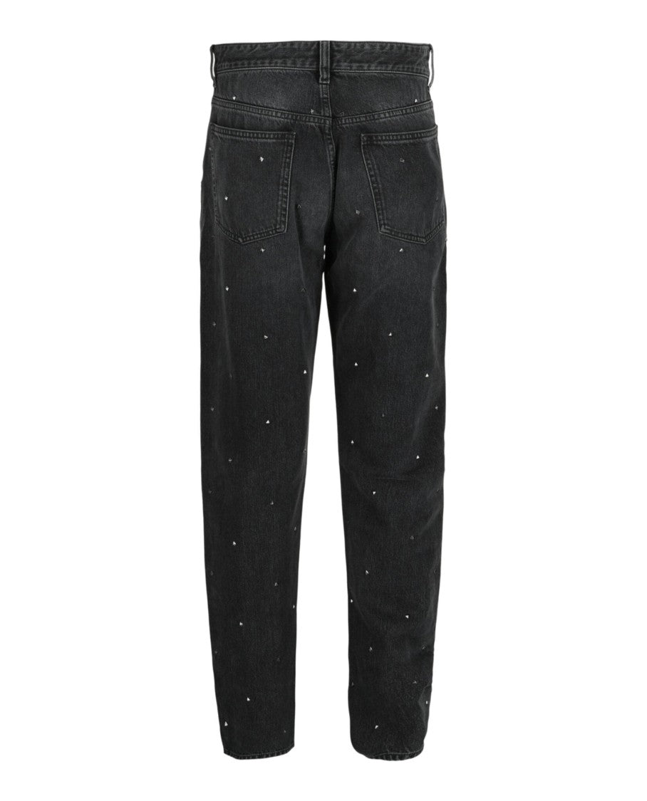 Valentino Rockstud Spike Denim Trousers