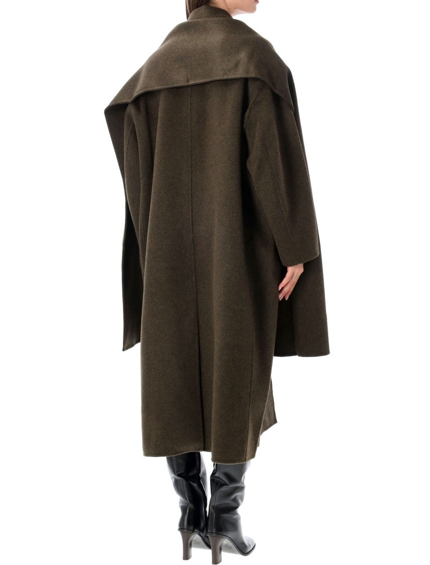 Soeur Finn Draped Asymmetrical Coat