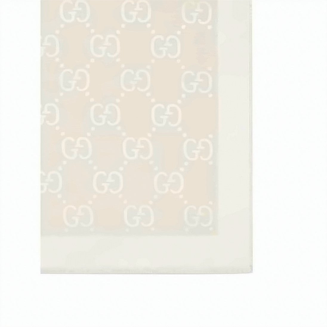 Gucci Jacquard Pattern Silk And Wool Blend Shawl