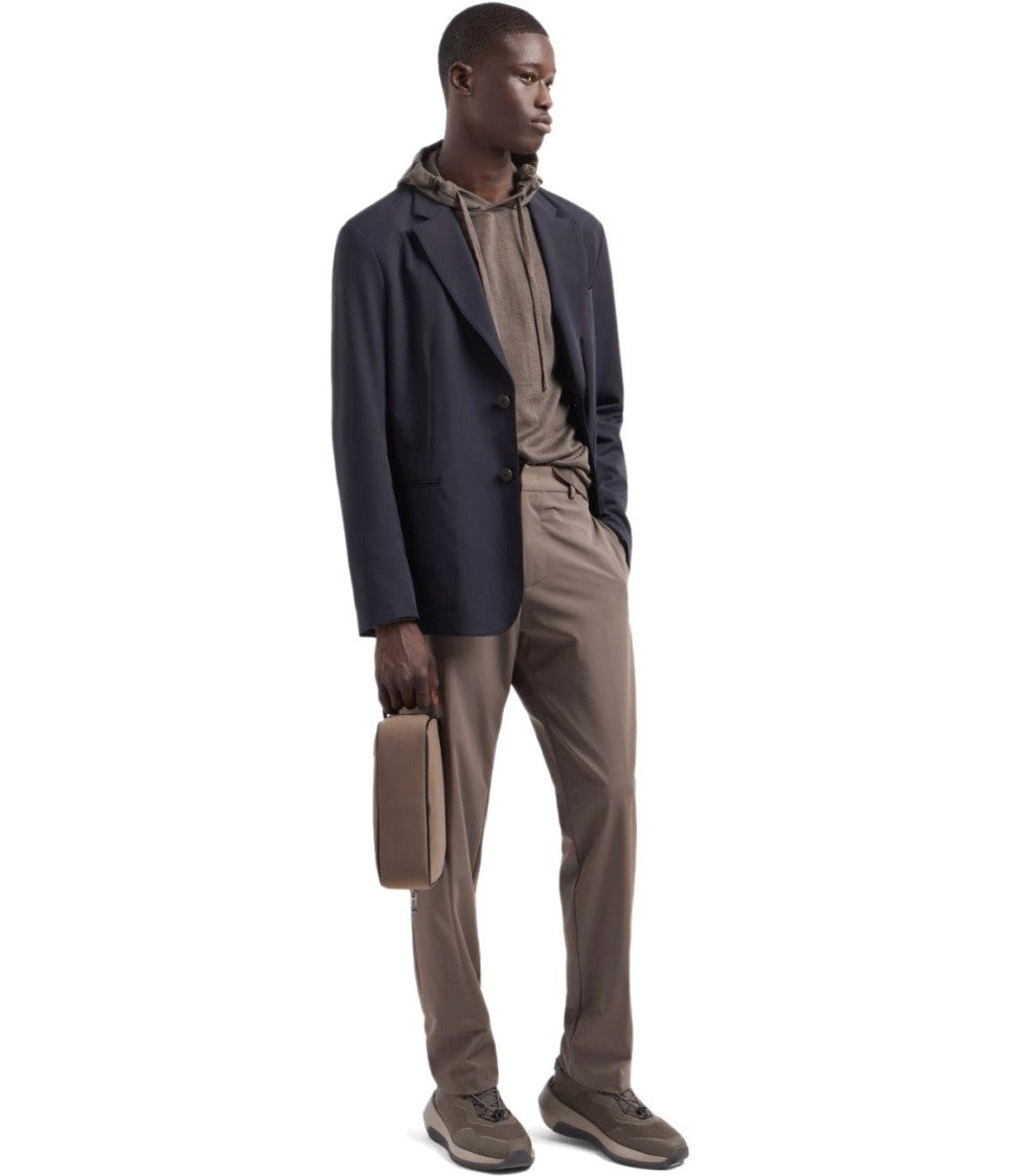 Emporio Armani Blue Single-Breasted Jacket