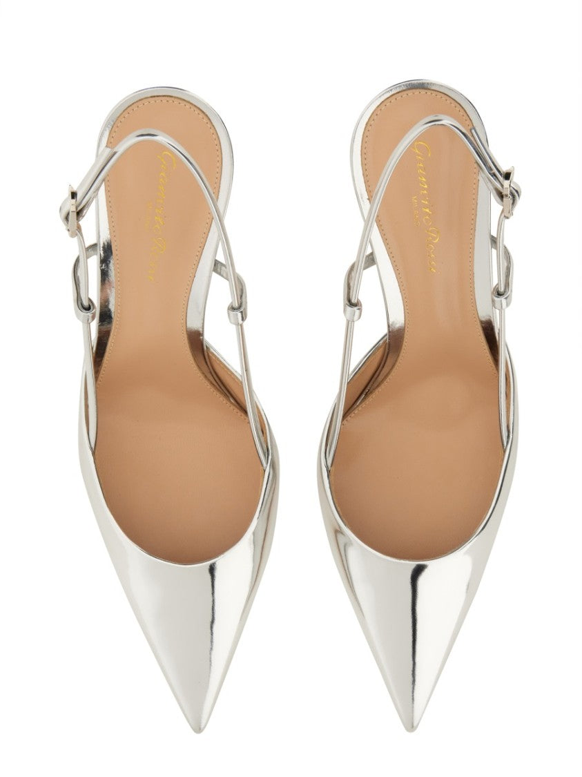 Gianvito Rossi "Ascent" Slingback Heels With Pointed Toe