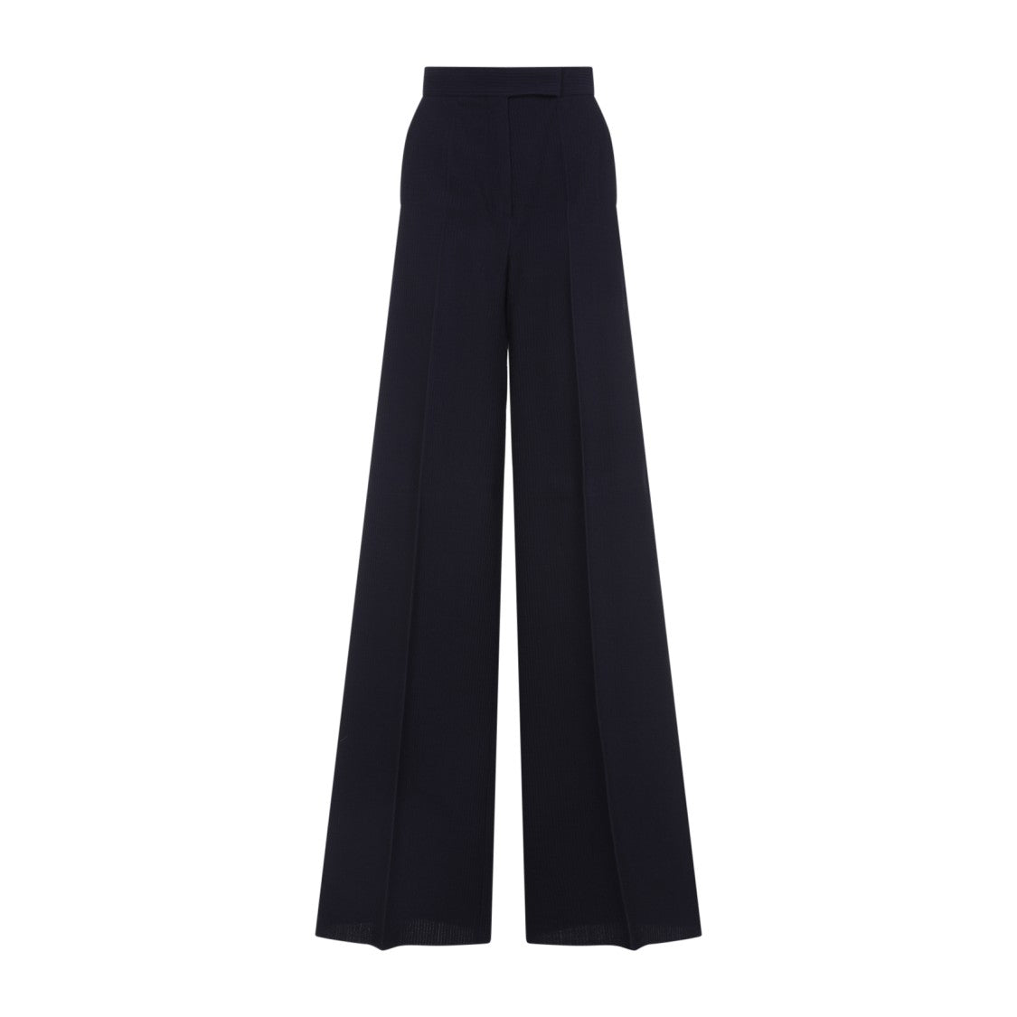 Max Mara Osol Blue Virgin Wool Pants
