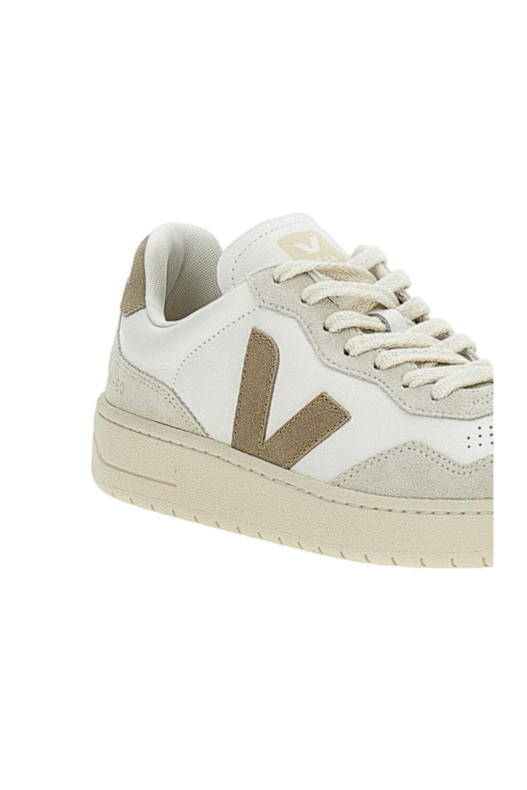 Veja White V90 Leather Sneakers