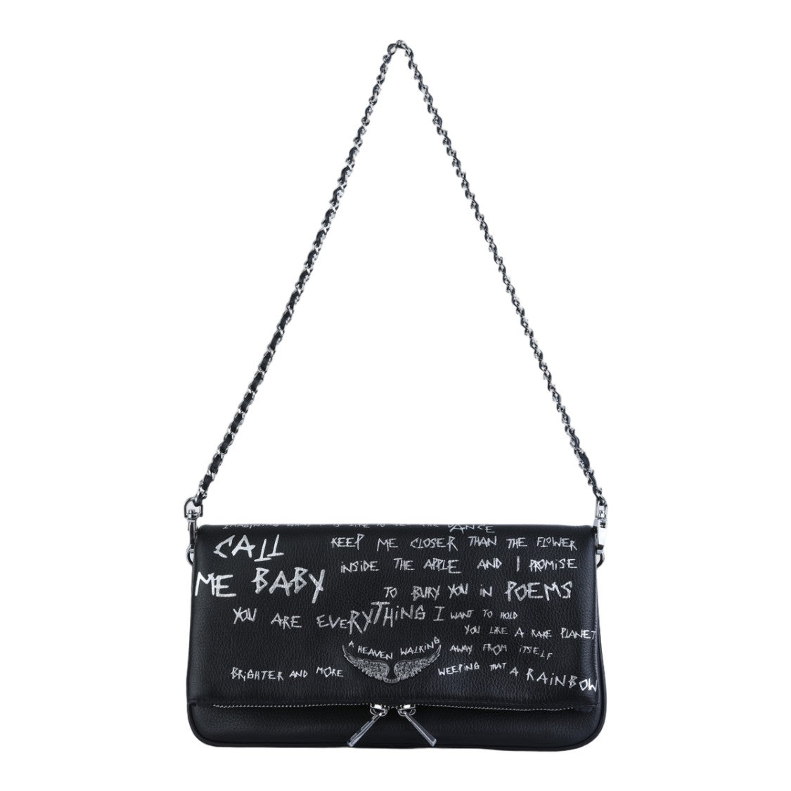 Zadig & Voltaire Shoulder Bag With Flap Closure