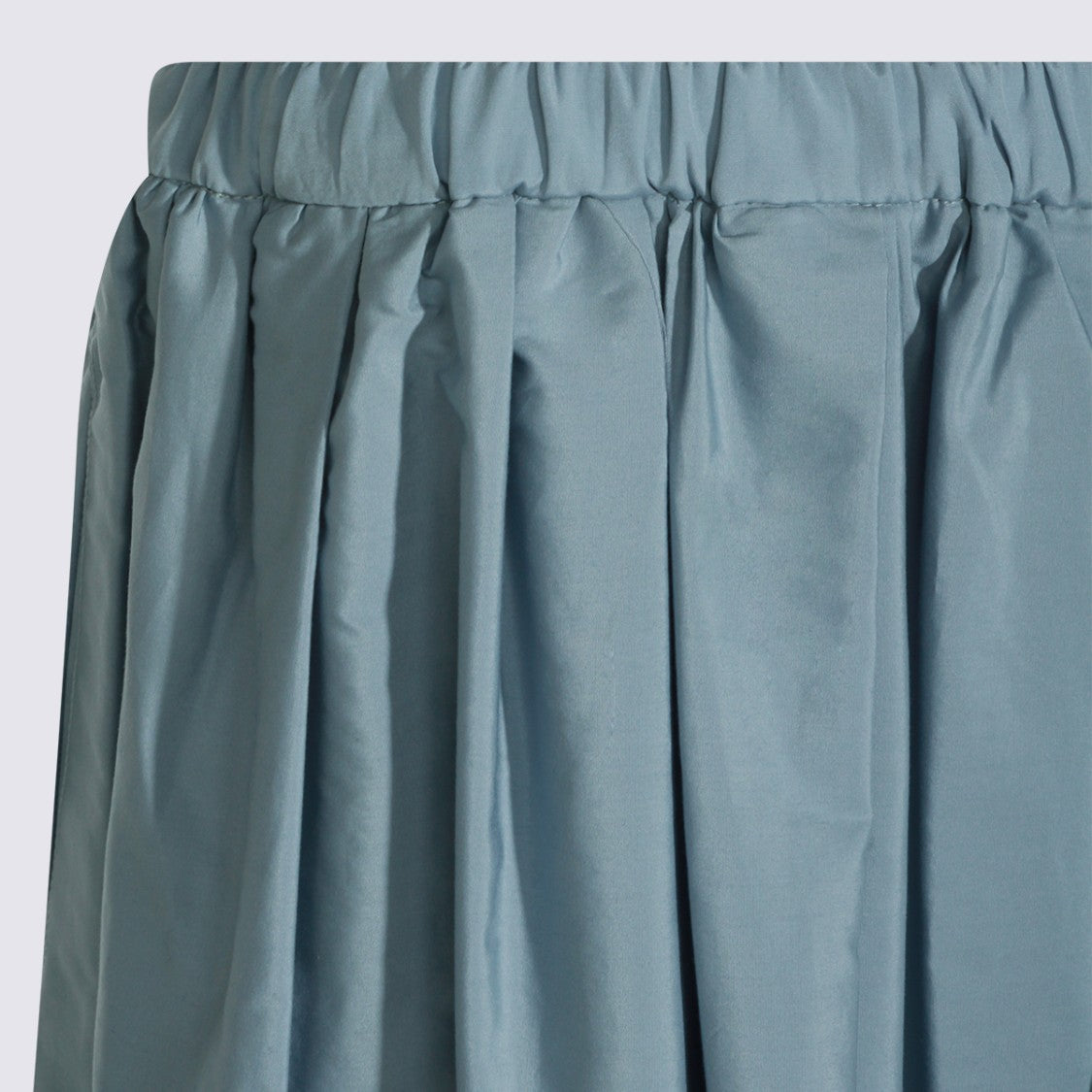 Nine In The Morning Midi Skirt With Gathered Waistband And Flowing Silhouette