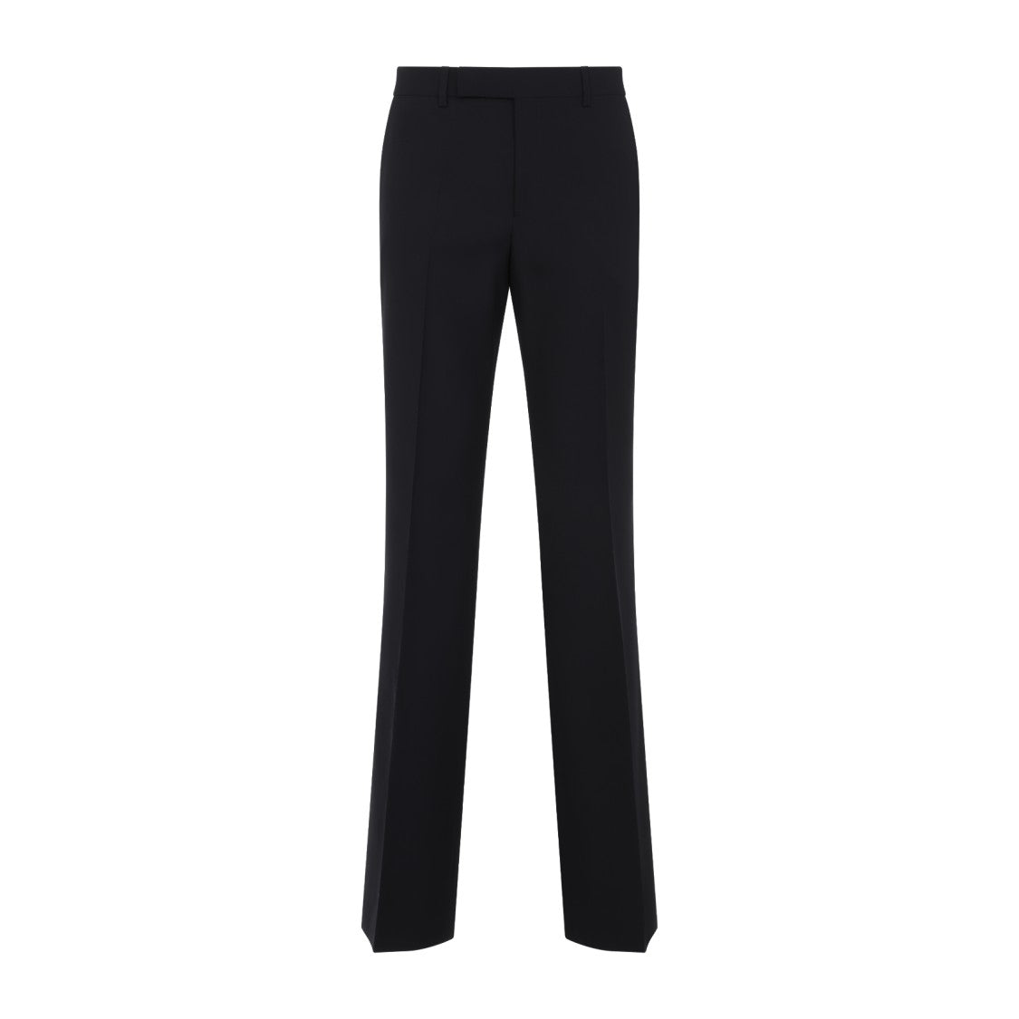 Celine Straight Hem Black Wool Pants