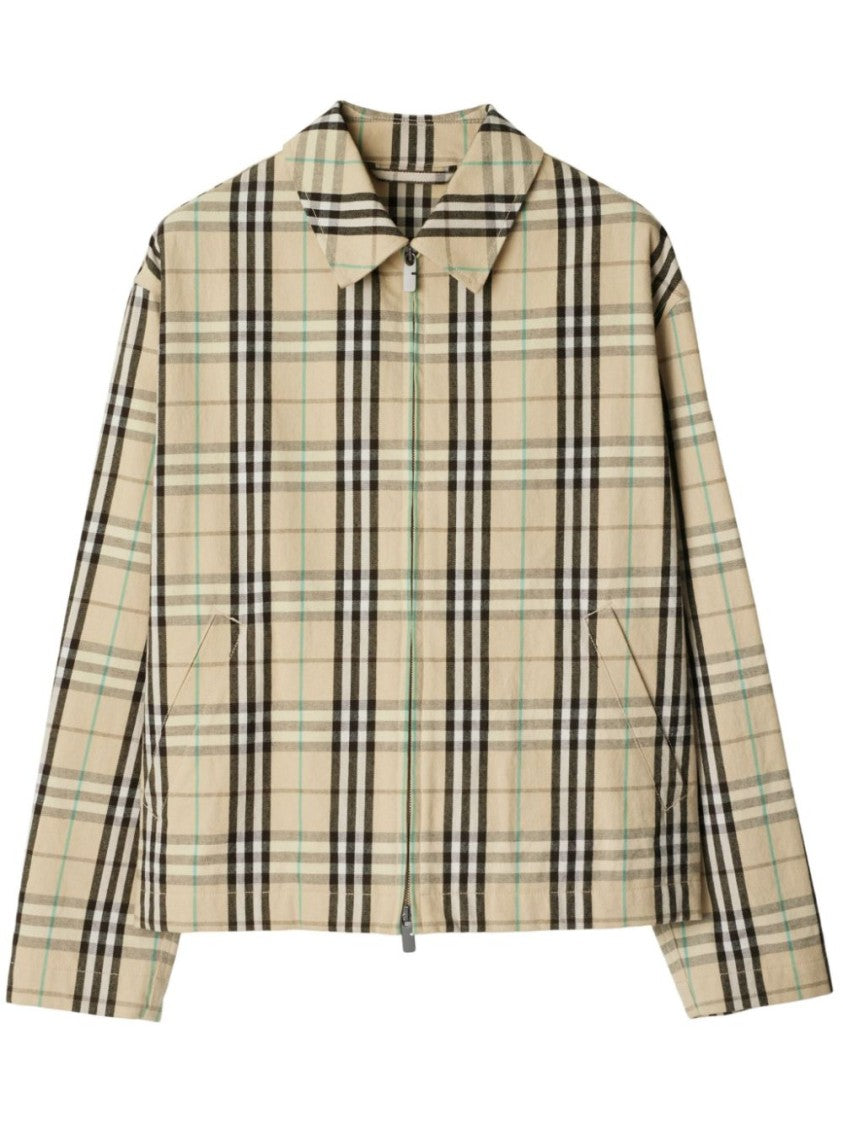 Burberry Beige Vintage Check Jacket