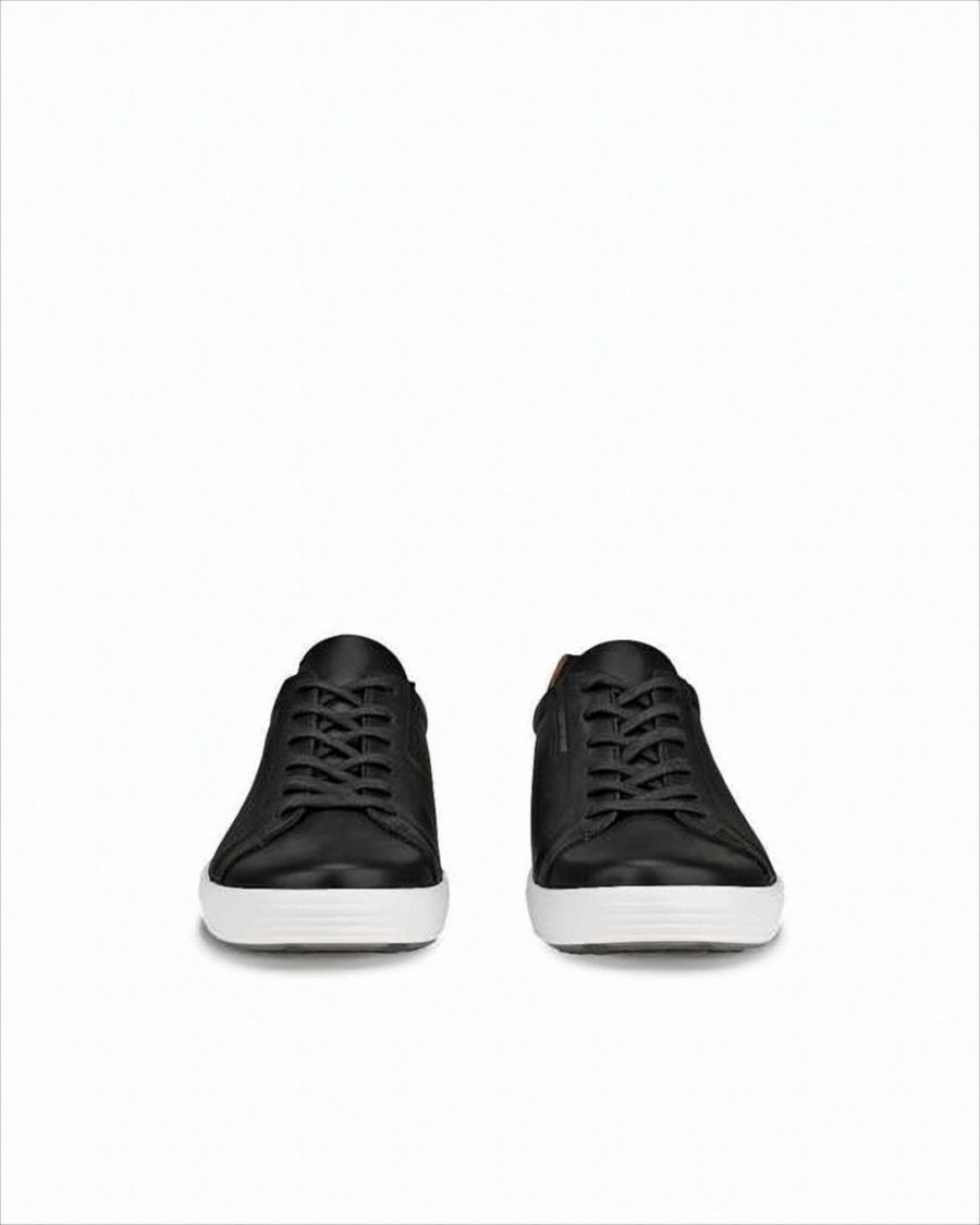 Ecco Low-Top Black Cow Leather Sneakers