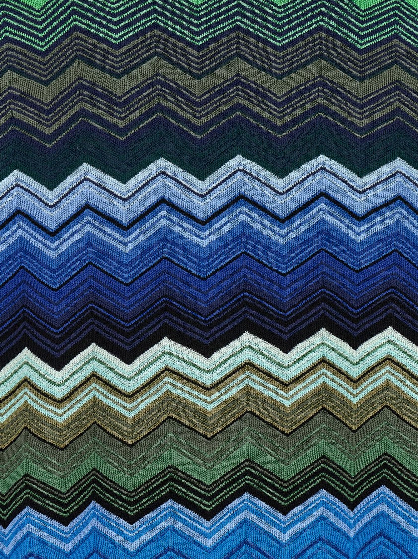 Missoni Zigzag Pattern Knitted Cardigan