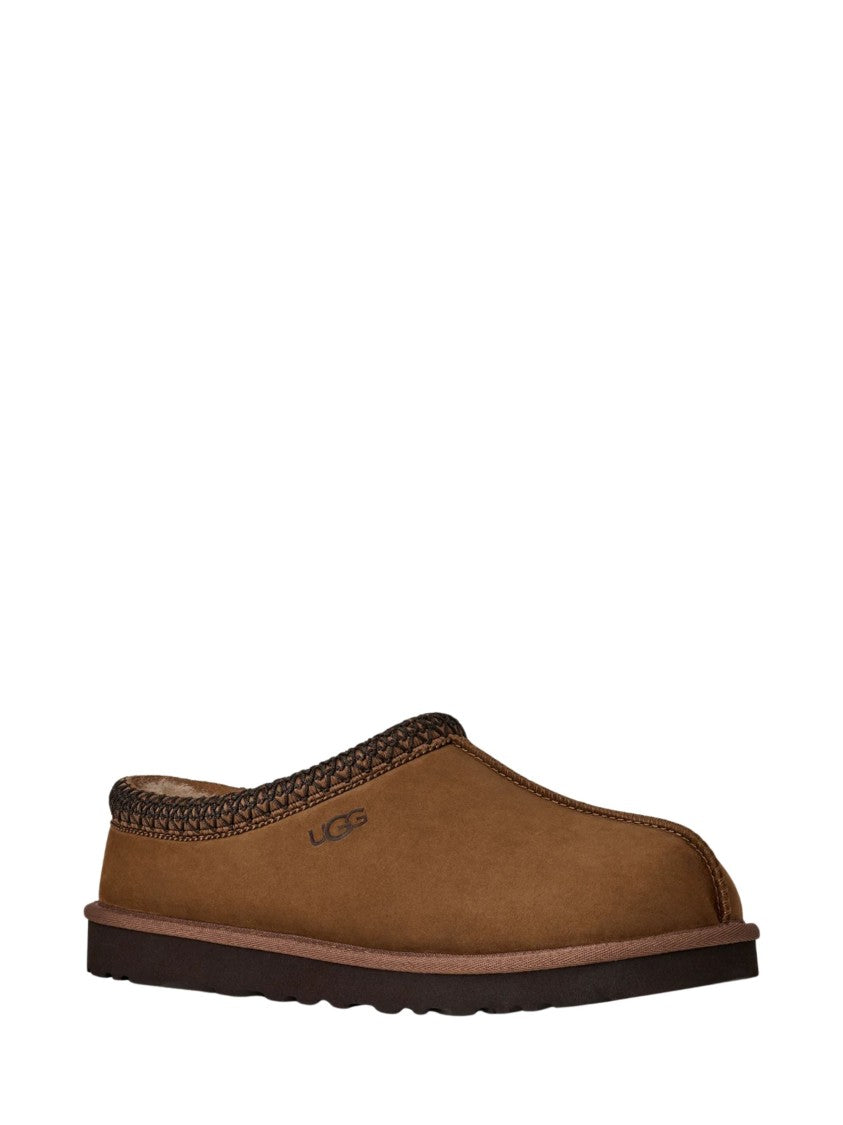 Ugg Dark Brown Nubuck Slip-On Ugg Tasman Ii Slipper