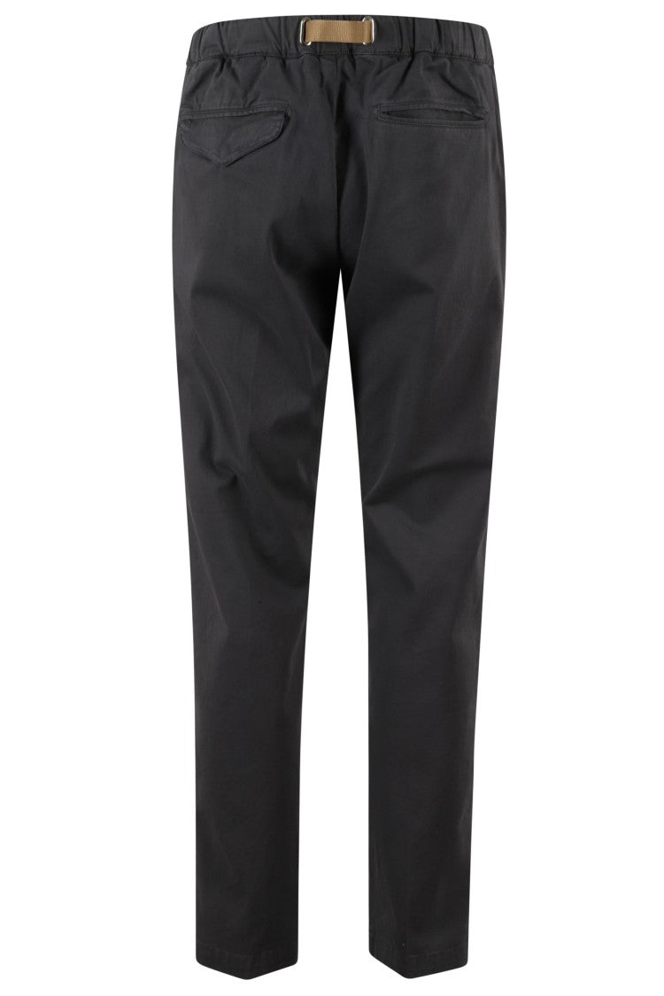 White Sand Tailored Fit Cotton Pants