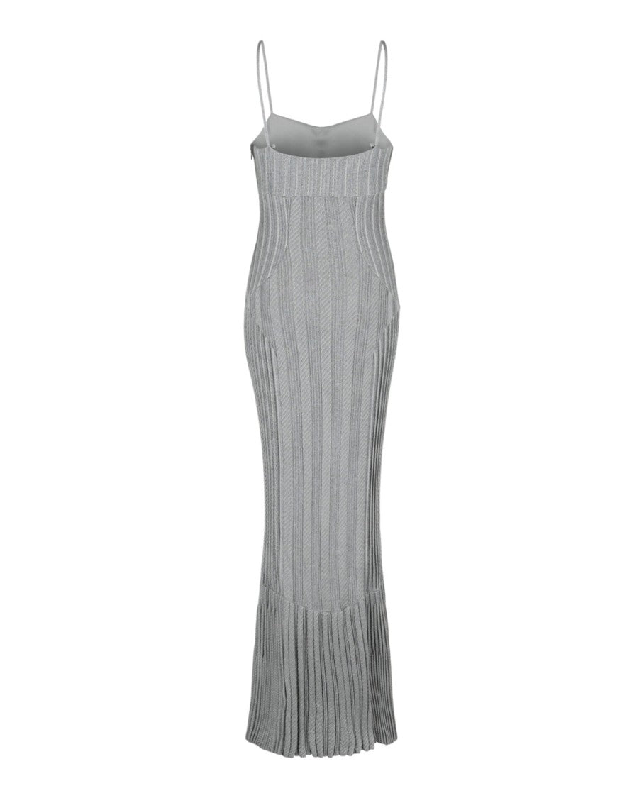 Givenchy Metallic Cable Knit Maxi Dress