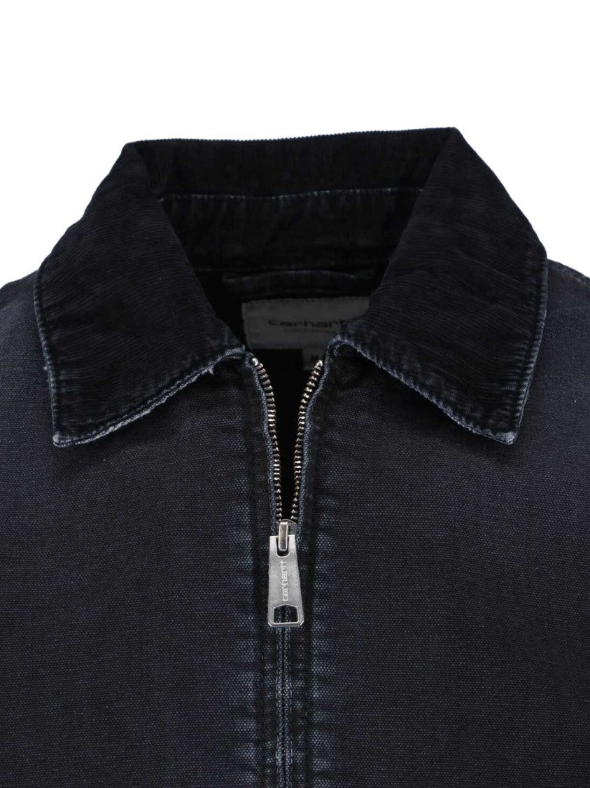 Carhartt Wip Black Og Arcan Organic Cotton Jacket