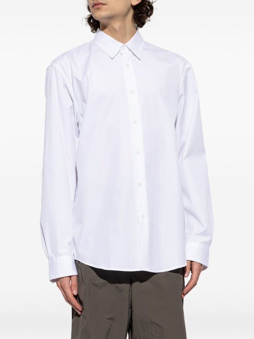 Dries Van Noten White Classic Long Sleeve Button Shirt