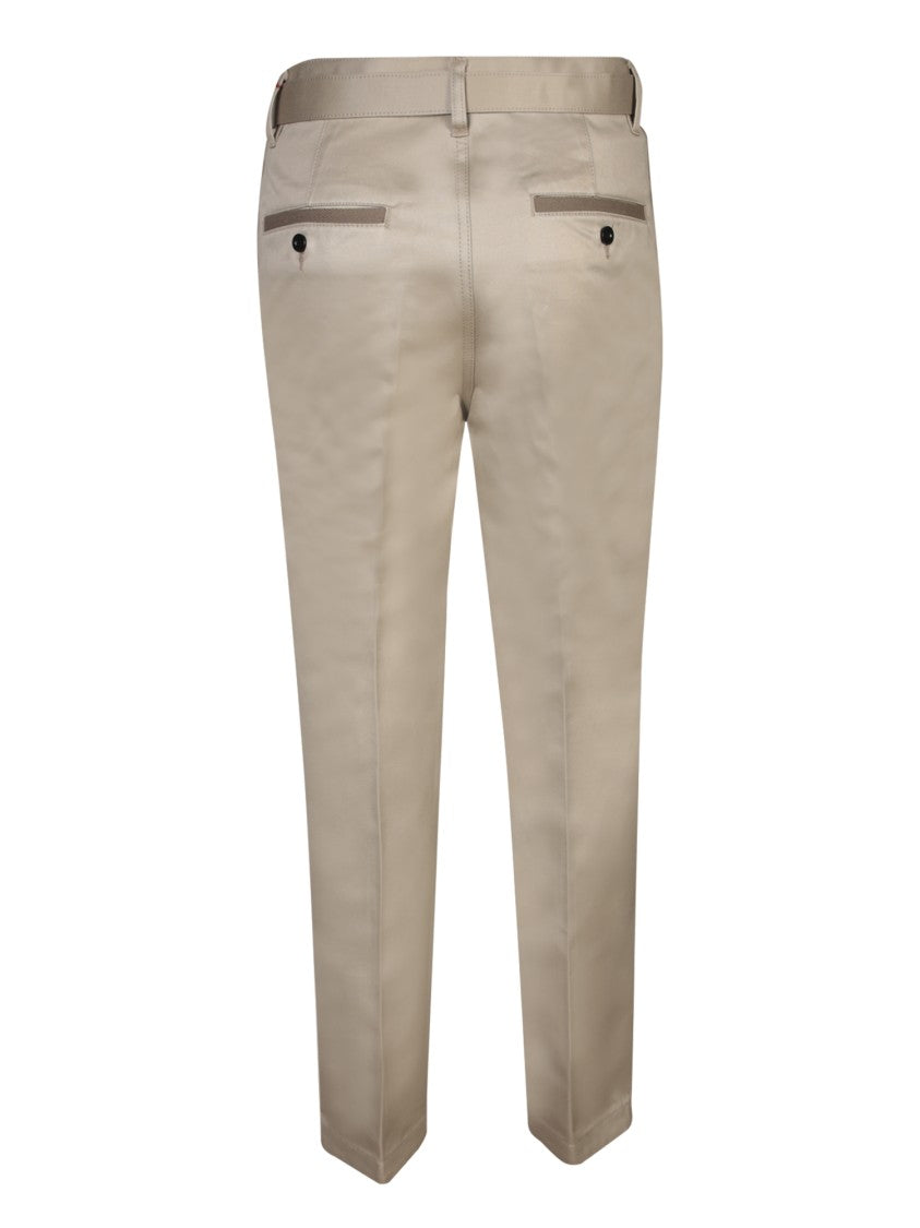 Sacai Beige Cotton Trousers