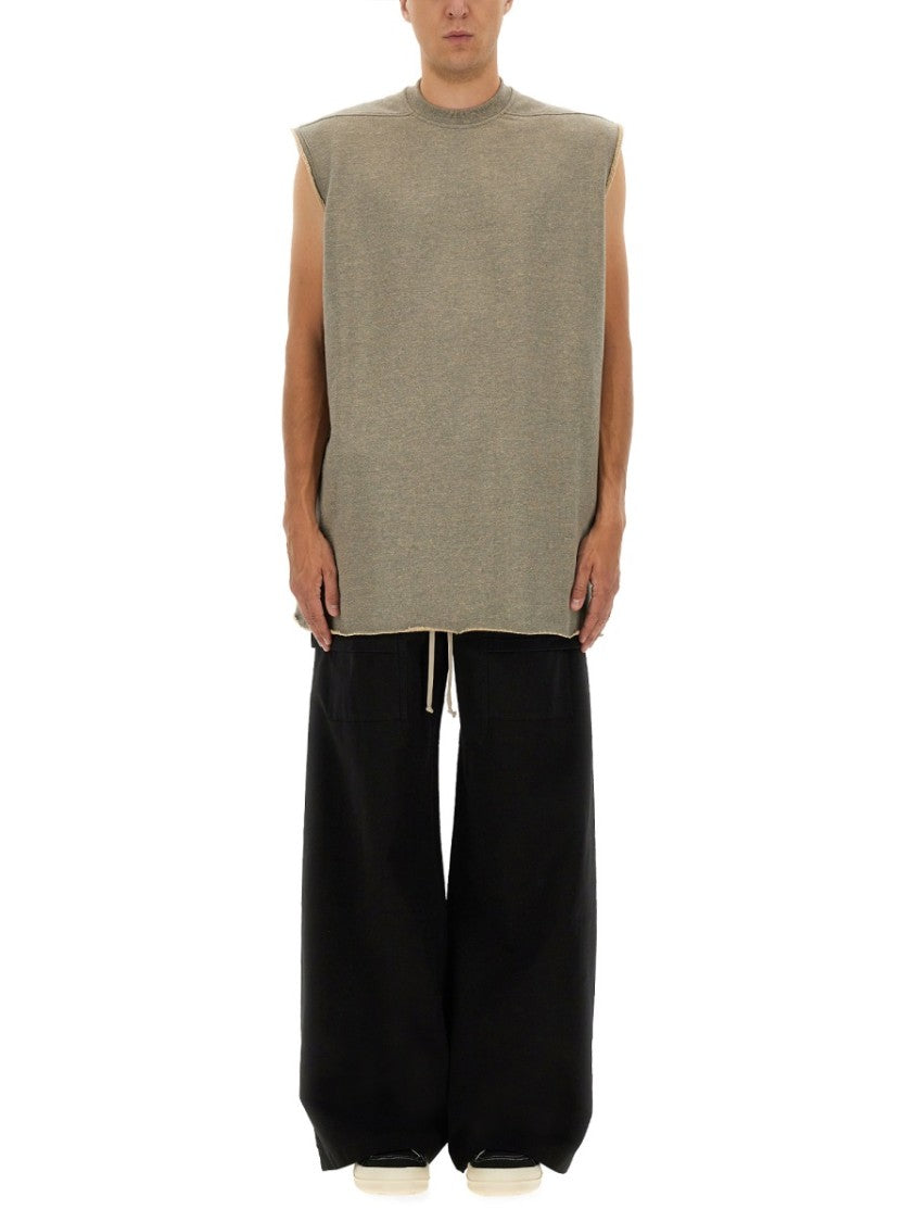 Drkshdw By Rick Owens "Tarp T" Plush T-Shirt