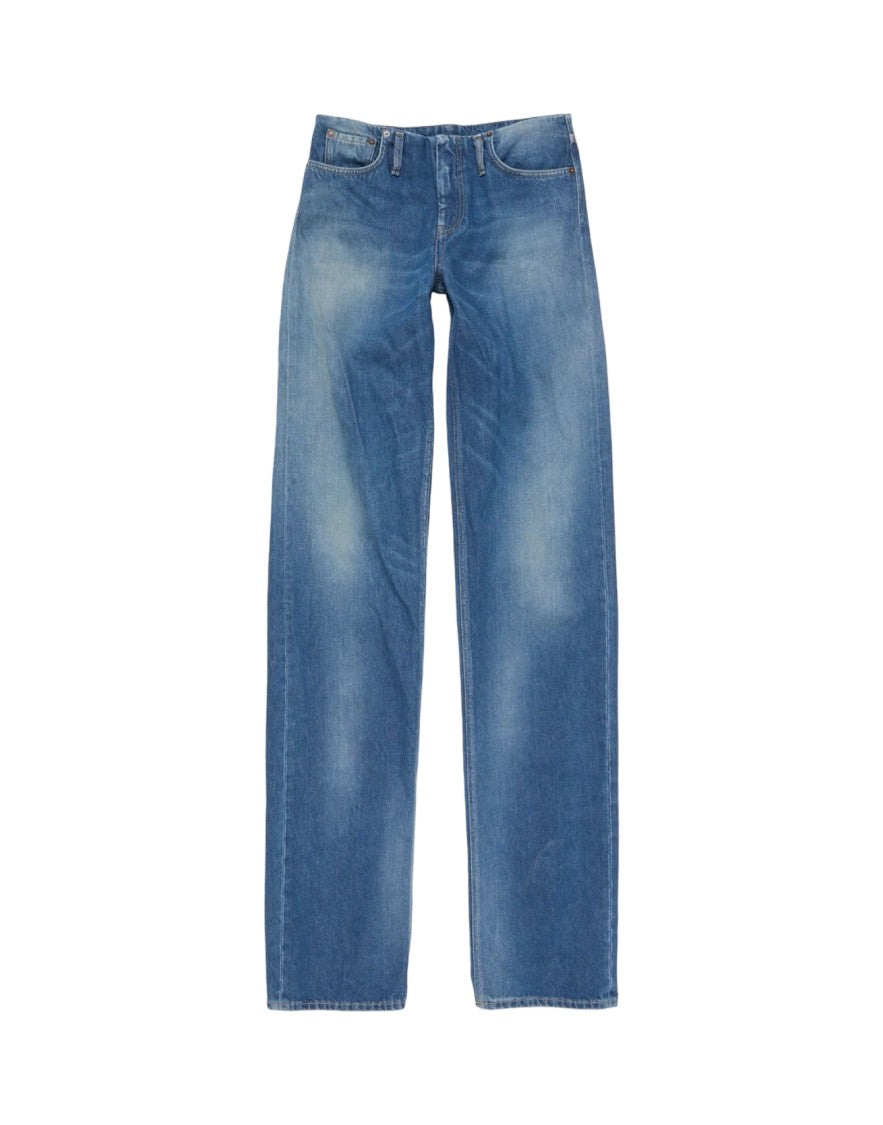 Acne Studios Relaxed Straight-Leg Denim Jeans With Vintage Wash Effect