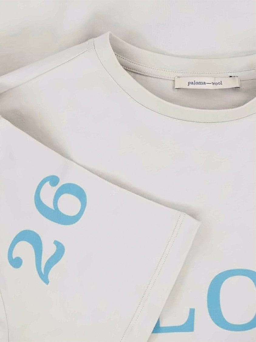 Paloma Wool Organic Cotton Short-Sleeve T-Shirt With Graphic Details