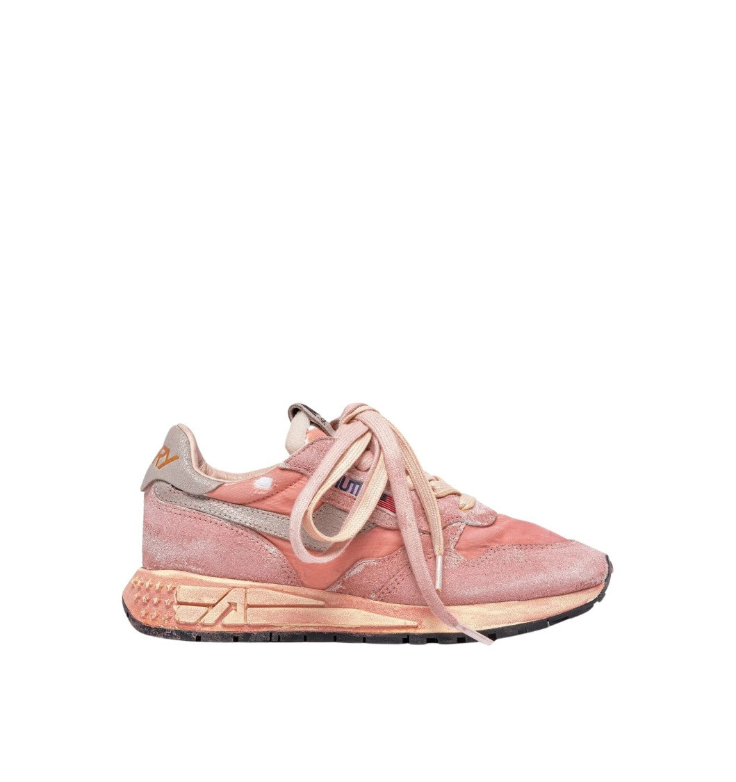 Autry Reelwind Sv Low Sket Nyl Pink Pink Sneaker