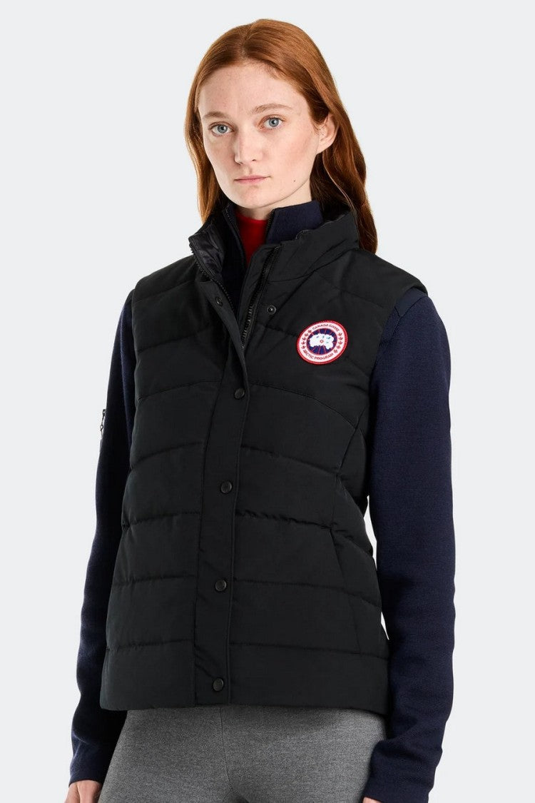 Canada Goose Black Freestyle Quilted Polyester Puffer Vest