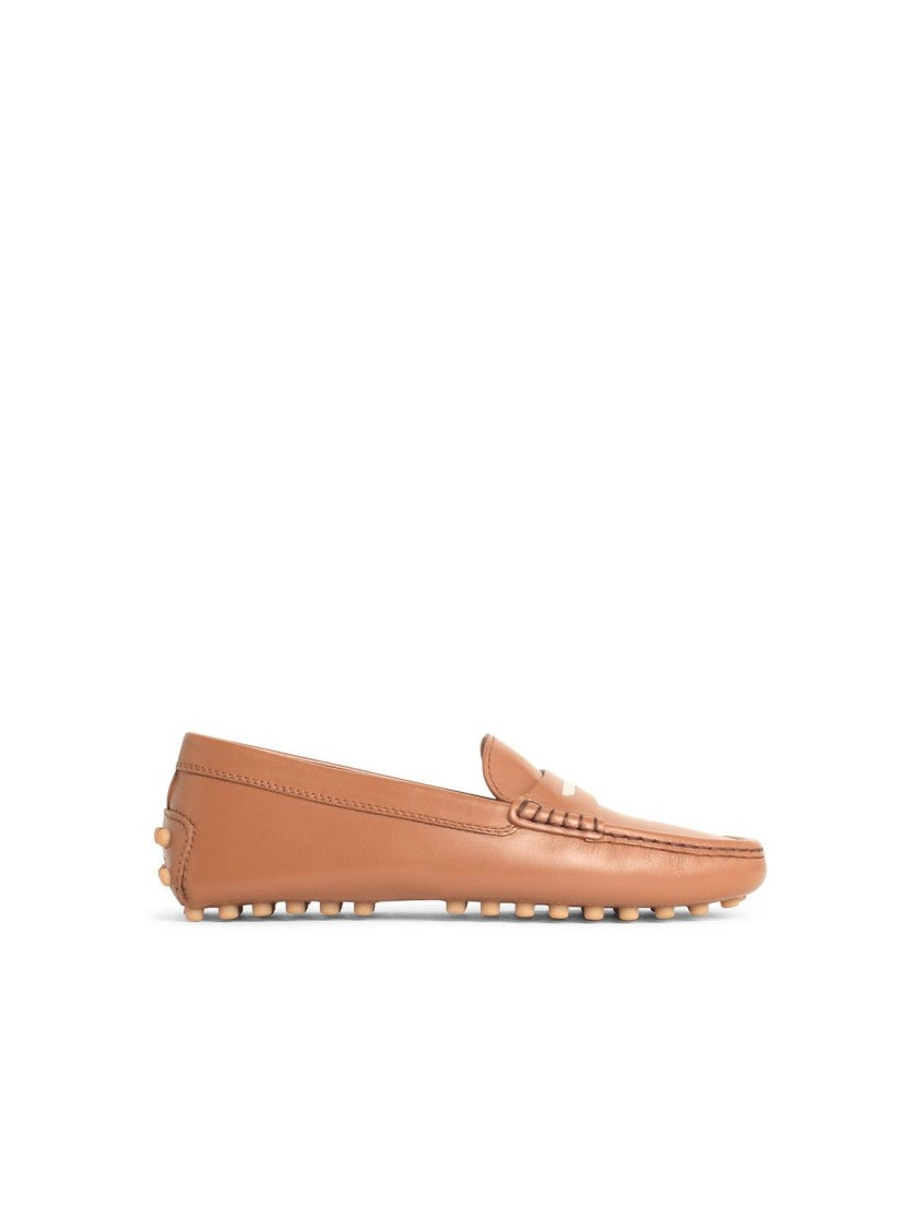 Tod's Brown Leather Loafers