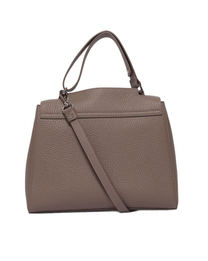 Orciani Medium Soft Handbag In Hammered Leather