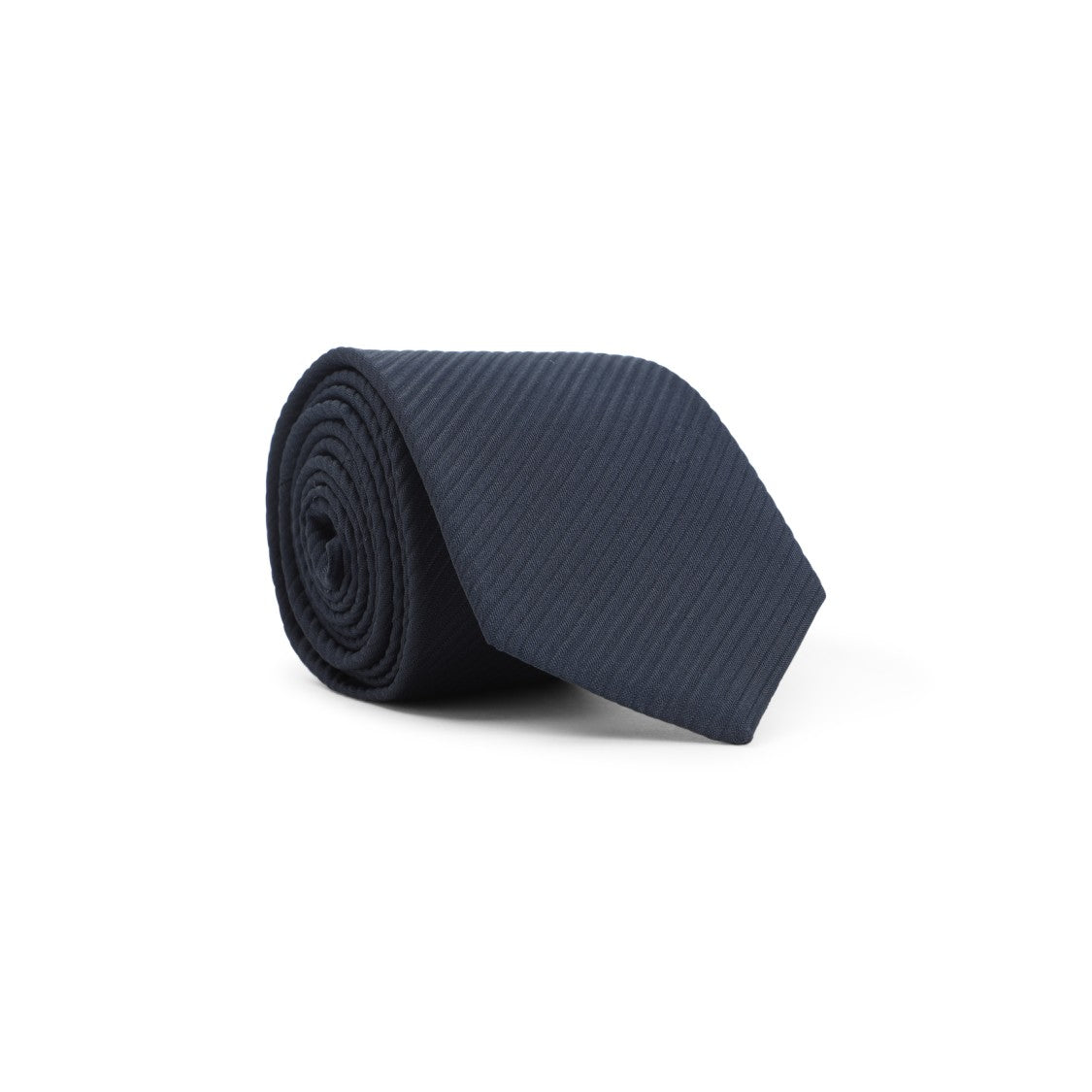 Giorgio Armani Diagonal Ribbed Viscose And Silk Tie