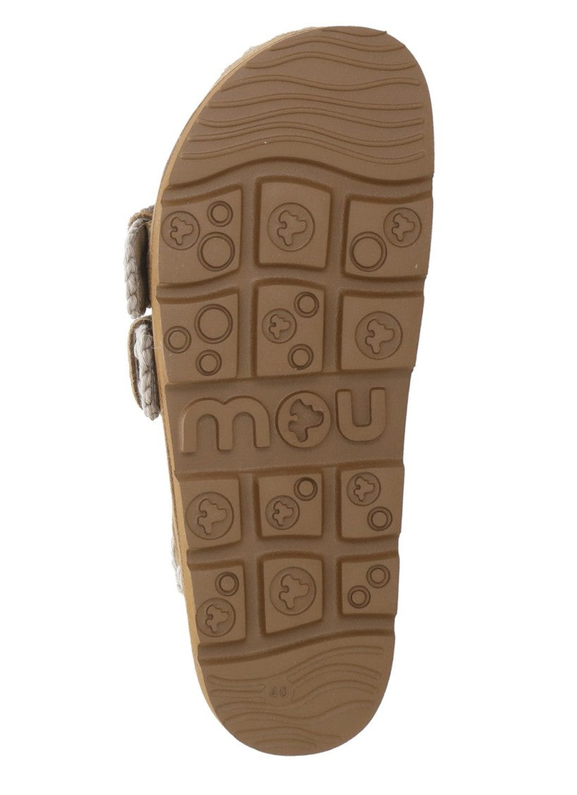 Mou Brown Low Bio Suede Loafers