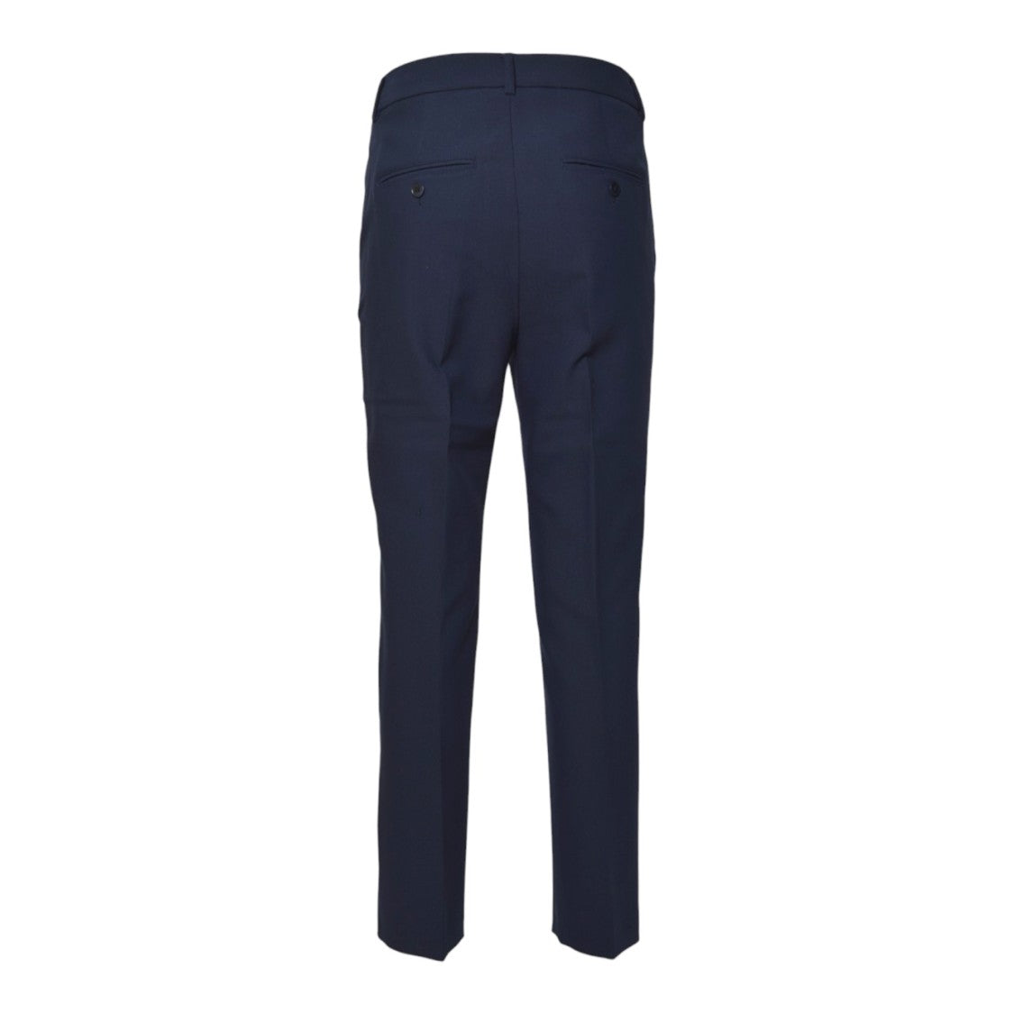 Max Mara Tailored Blue Trousers With Classic Waistband