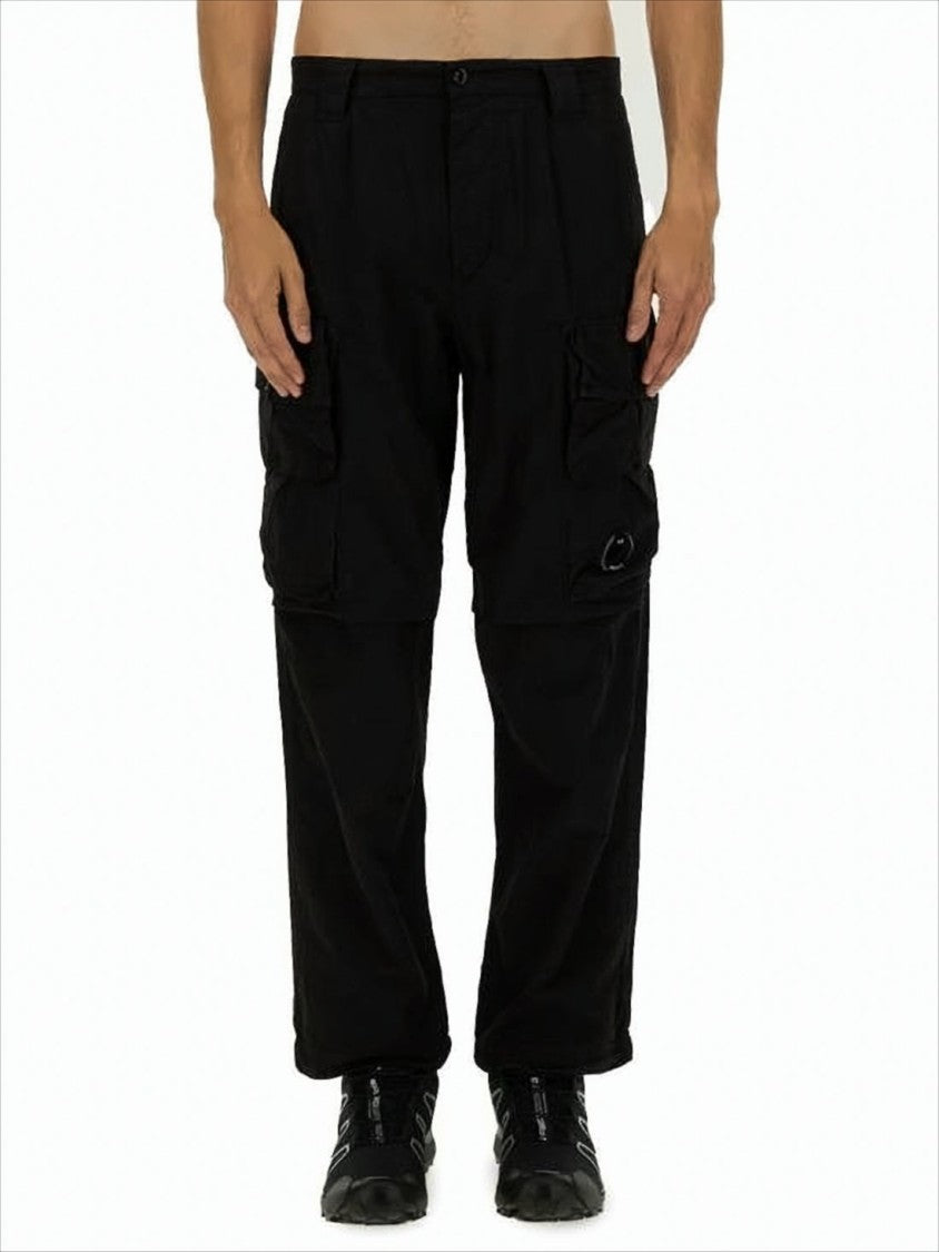 C.P. Company Utility-Inspired Straight Pants With Cargo Pockets