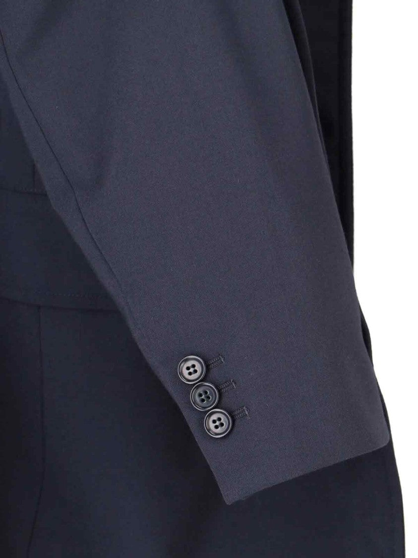 Aspesi Single-Breasted Blazer – Navy Blue