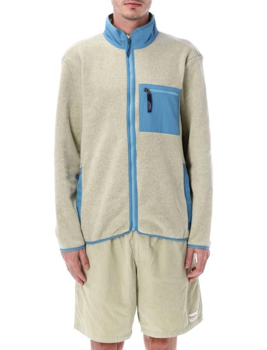 Patagonia Chinchilla Fleece Jacket With Stand Collar And Zipper Detail