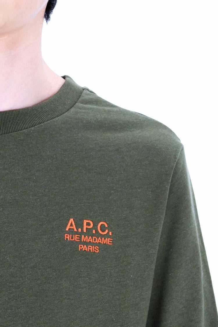 A.P.C. Rue Madame Paris Cotton Crewneck Sweatshirt