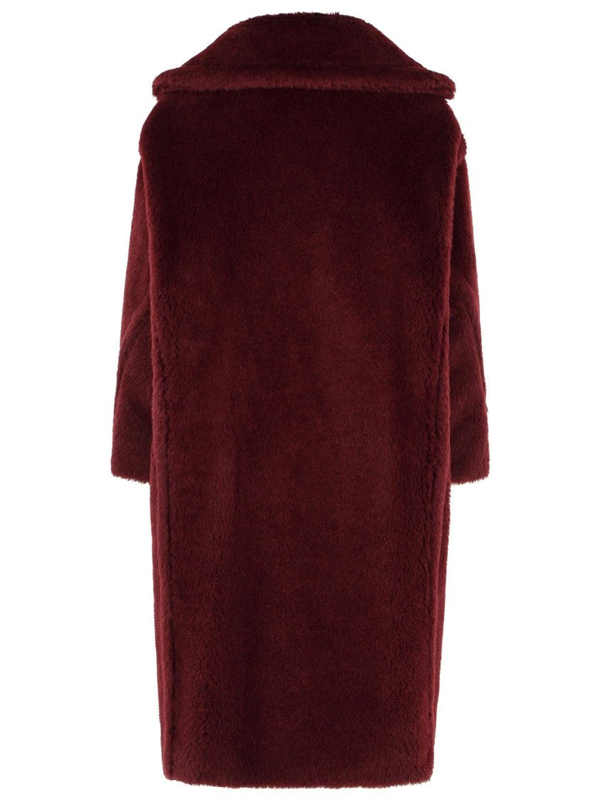 Max Mara 'Ted Girl' Coat In Alpaca And Cherry Virgin Wool