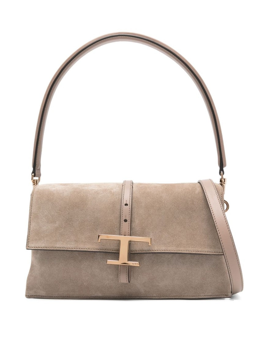 Tod's Structured Suede Bag