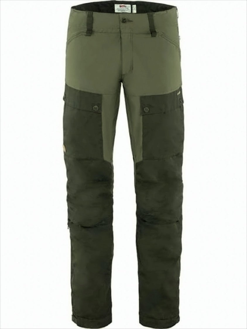 Fjallraven Kanken Two-Tone Straight Fit Pants With Reinforced Detailing