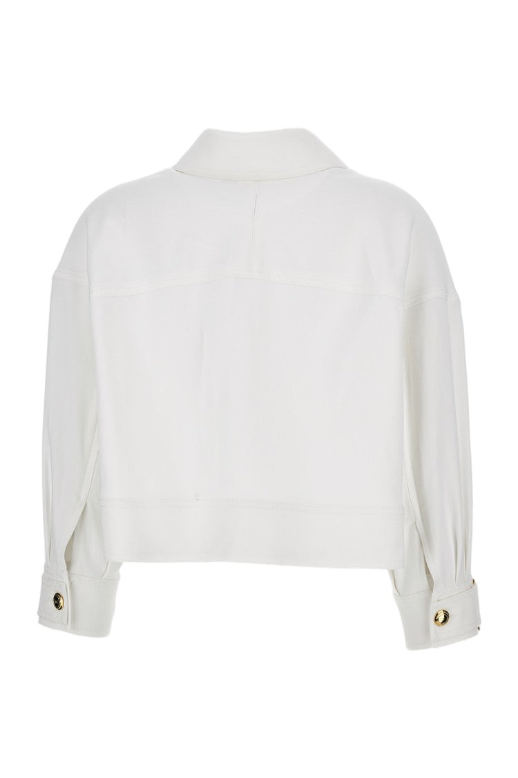 Elisabetta Franchi Gold-Button Relaxed Jacket