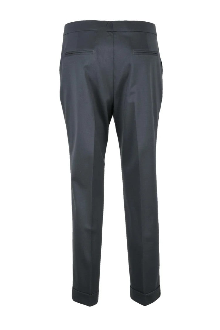Etro Virgin Wool Trousers - Grey