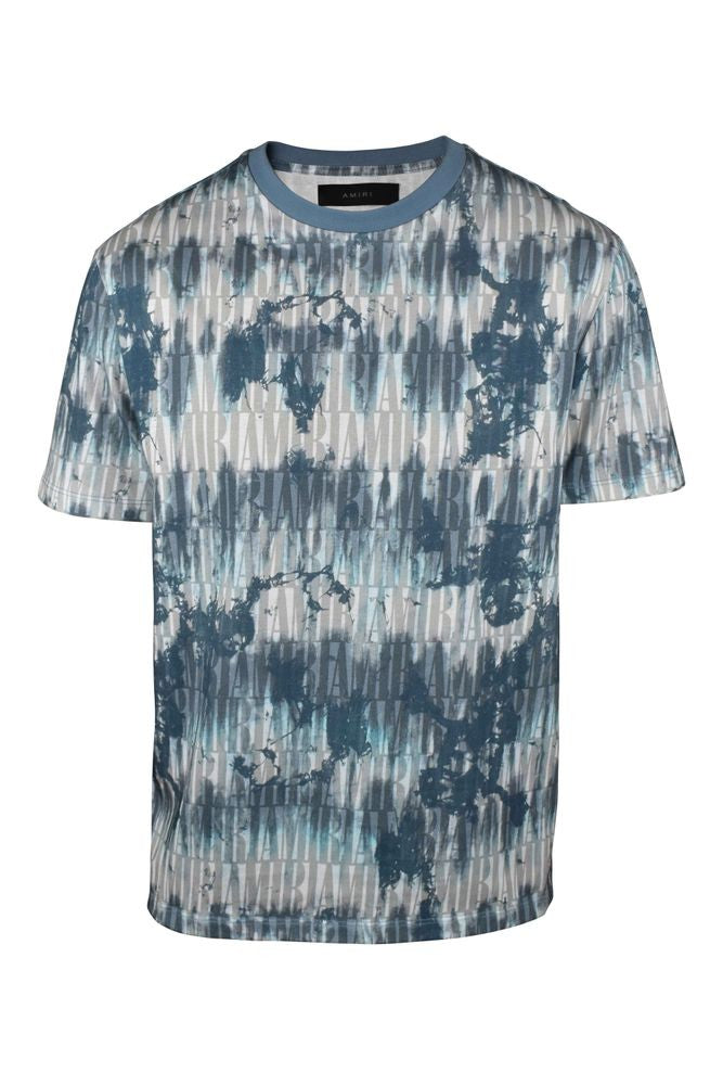 Amiri Cotton T-Shirt With Blue