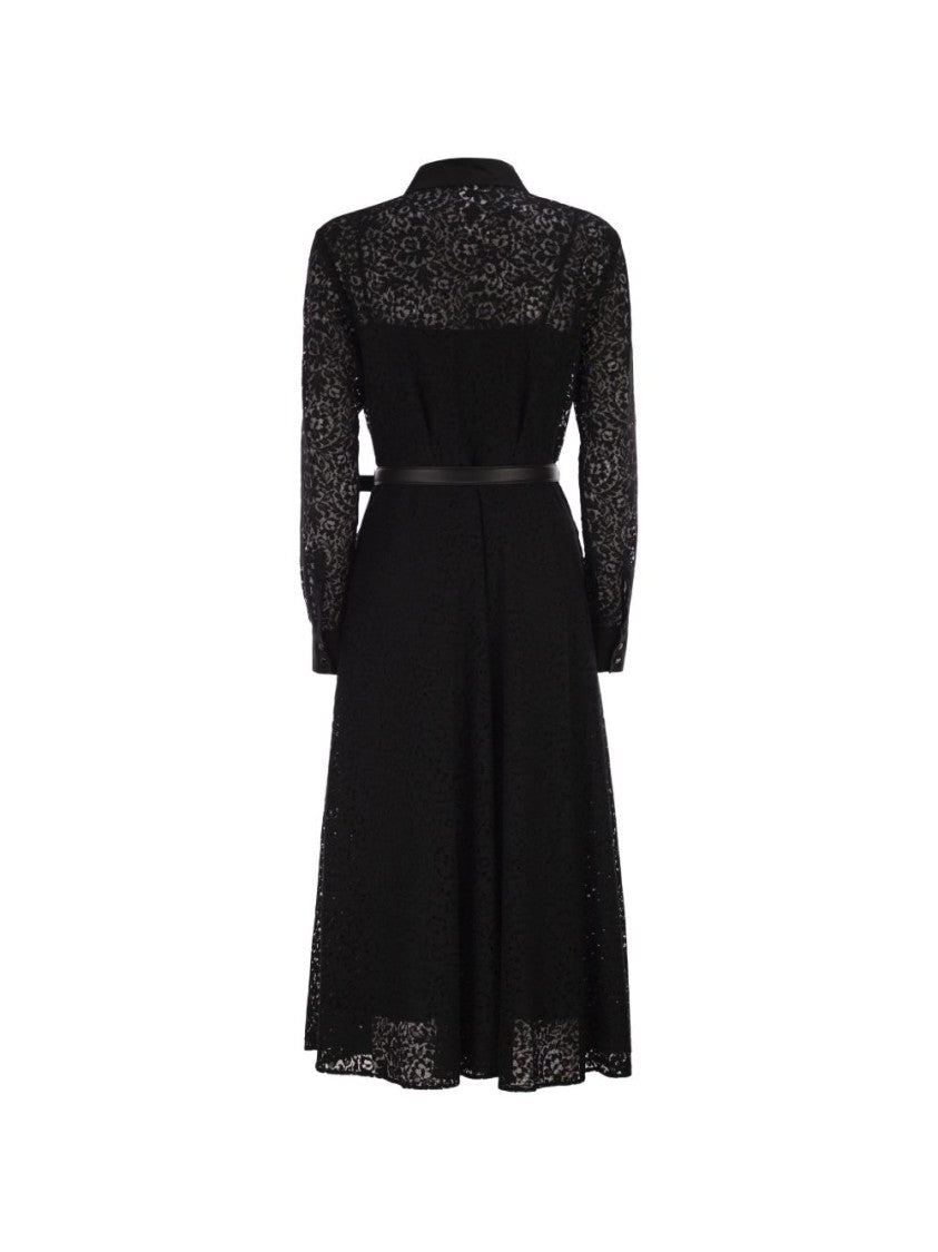Max Mara Calf-Length Pleated Dress
