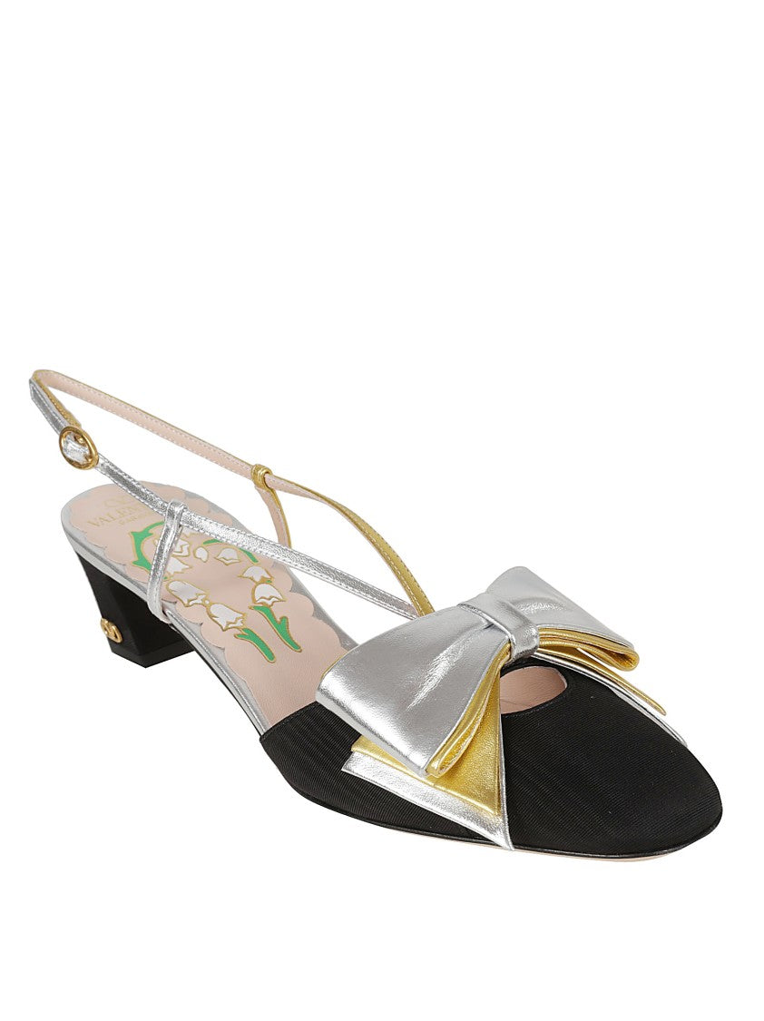 Valentino Garavani Black Calf Leather Heels